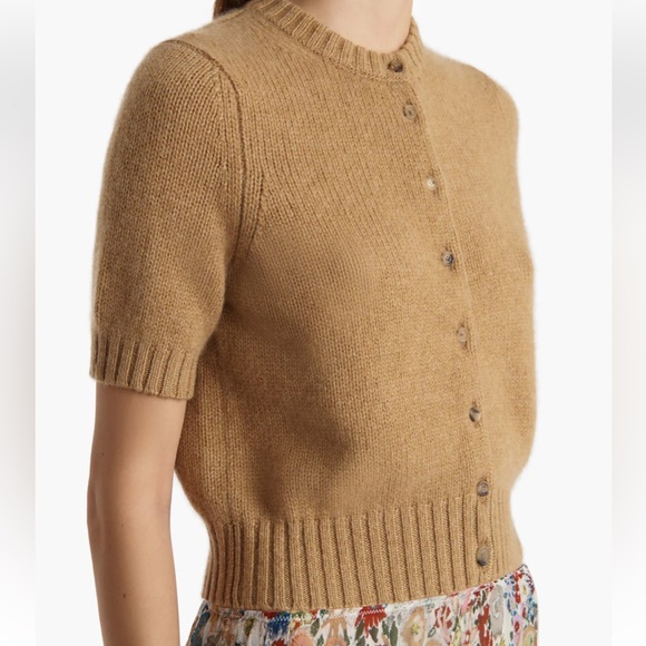 Khaite Nora Cardigan in Biscotti - Picture 5 of 6